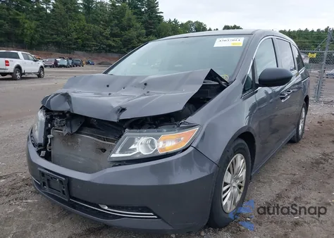 2017 Honda Odyssey Lx from USA, damaged, VIN 5FNRL5H26HB020848